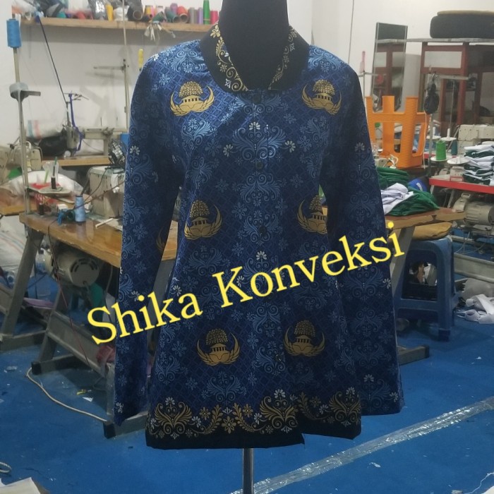 [[ PROMO MURAH ]] SERAGAM BATIK BAJU KORPRI WANITA TERBARU/BAJU BATIK KOPRI-S - S, Laki-laki