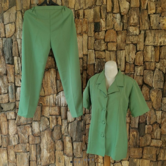 [[ PROMO MURAH ]] SETELAN BAJU SERAGAM PSL PERSIT CELANA LENGAN PENDEK SRITEX PUSAT - M