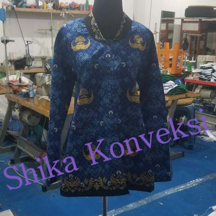 [[ PROMO MURAH ]] Kemeja Korpri Baru 2022 Wanita-Baju Korpri PNS-Kemeja Korpri-L FURING - S, Laki-la