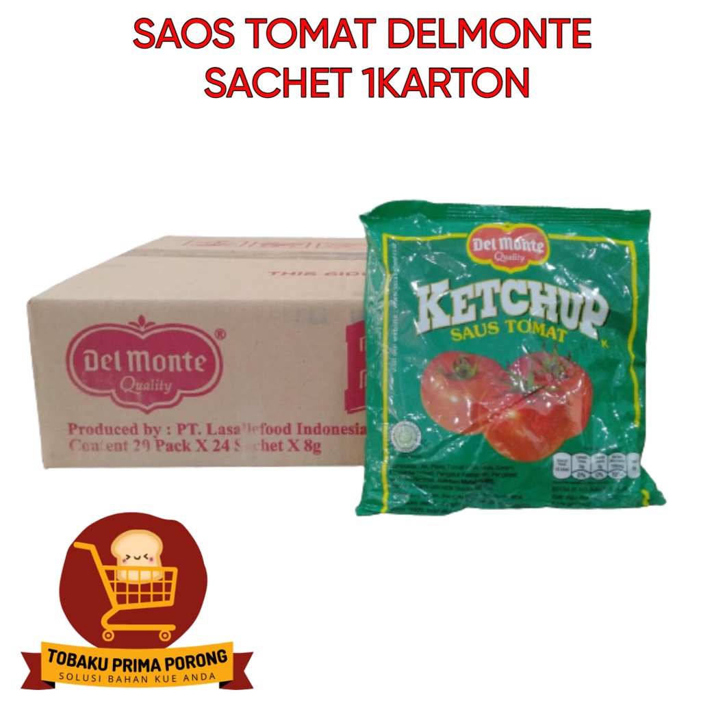 

SAOS TOMAT DELMONTE SACHET MINI 1 KARTON