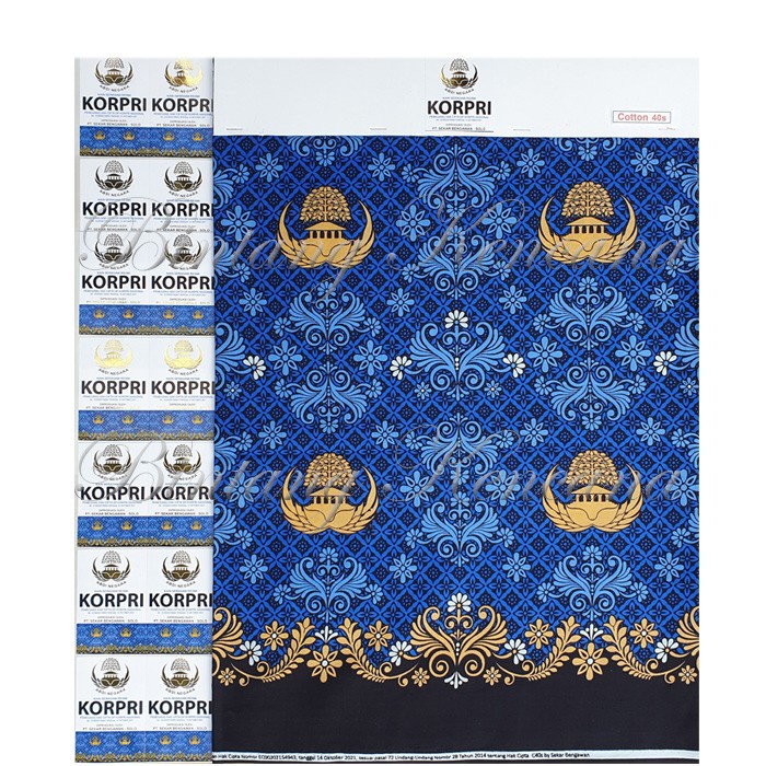 [[ PROMO MURAH ]] Kain Seragam Korpri Katun 40s - Per Meter - Produksi PT Sekar Bengawan