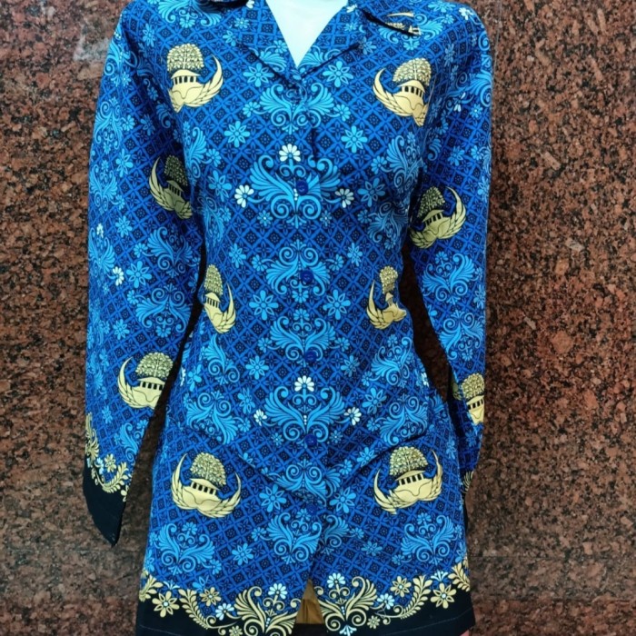 [[ PROMO MURAH ]] KORPRI WANITA TERBARU 2022 BAHAN KATUN 40s - korpri wanita, xxxxl (5L)