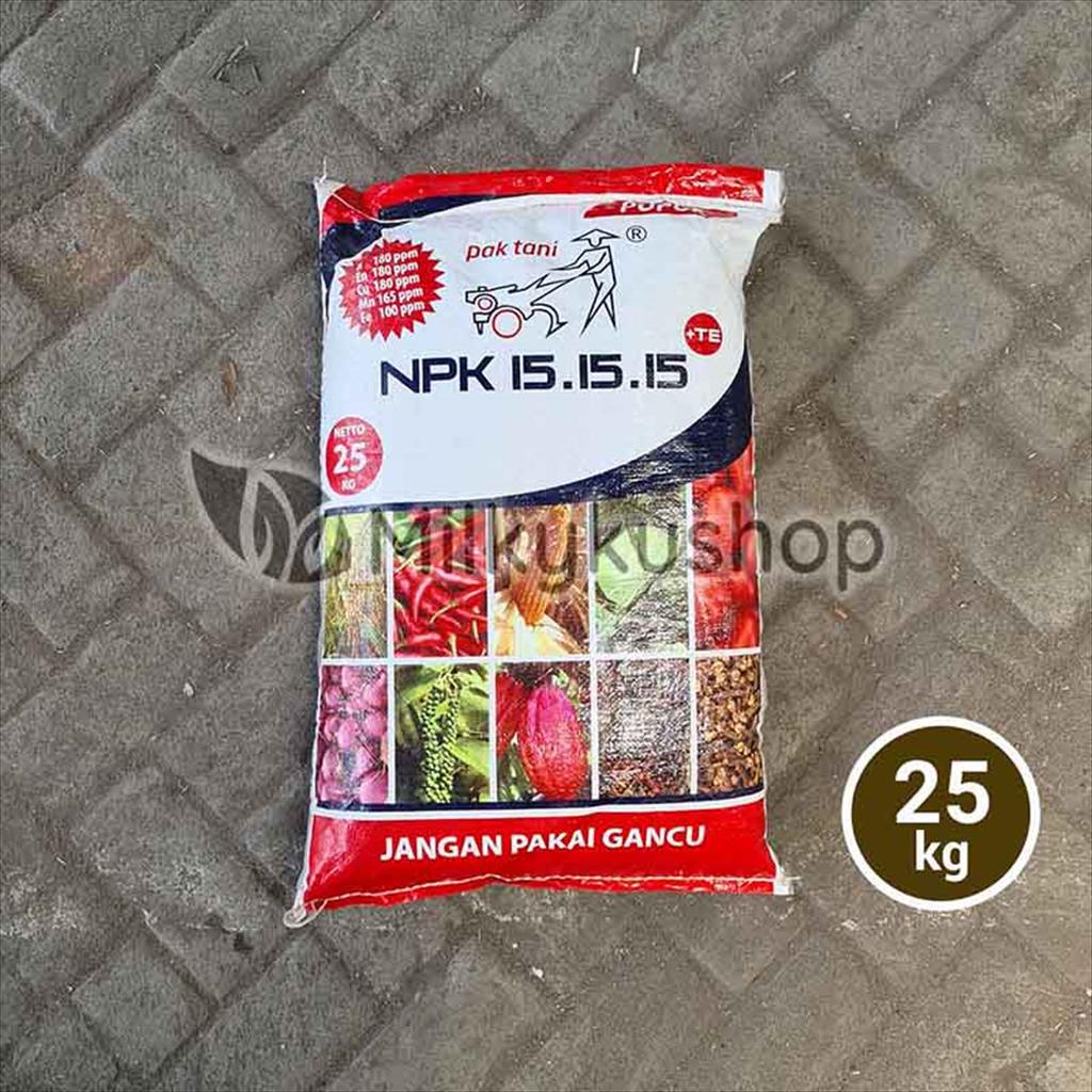 PUPUK PAK TANI NPK 15 15 15 TE BERAT 25 KG KP VIA CARGO