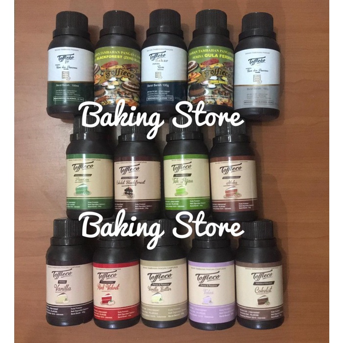 

BEST SELLER Toffieco Pasta Rhum Bakar / Zero Bakar / Black Forest / Semprot / dll - Pandan Wangi