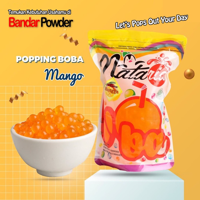 

Promo Termurah [ Best Seller ] Poping Boba Mangga / Mango 500gr | Distributor Minuman Bubble Drink