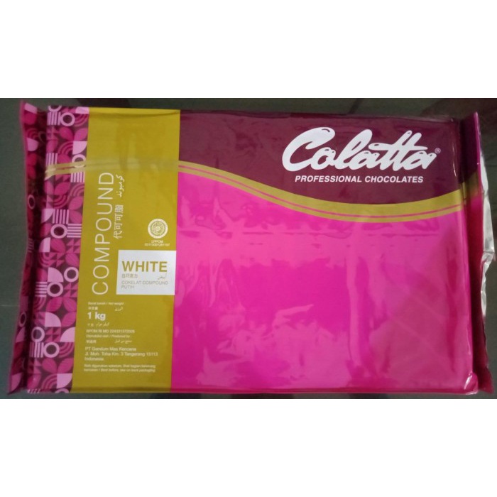 

BEST SELLER Colatta White Compound 1 KG Coklat Putih Compound Collata