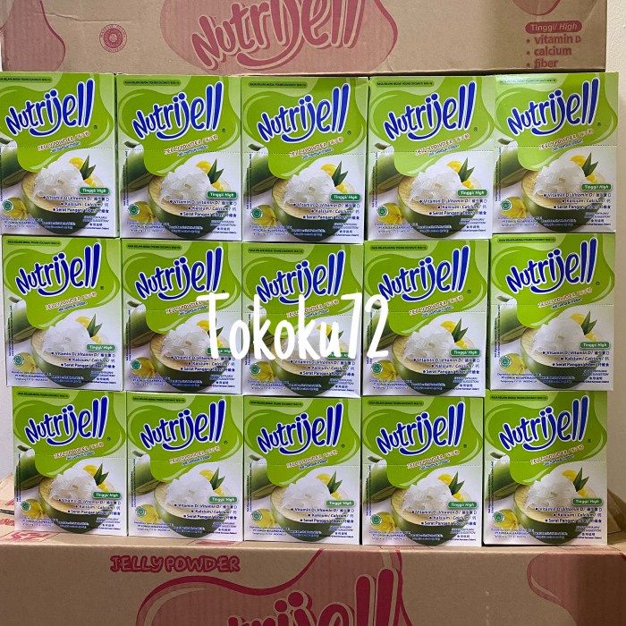 

Promo Termurah [ Best Seller ] Nutrijell Kelapa Muda 15 gr per box isi 12 pcs