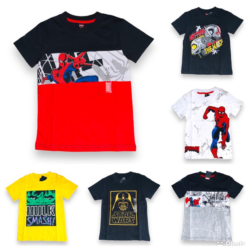 ORIGINAL Kaos NEVADA MARVEL Anak Laki Laki / Tshirt Boy