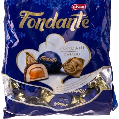 

Elvan Milky Fondante FUDGE CARAMEL Flavour Chocolate 500 gm