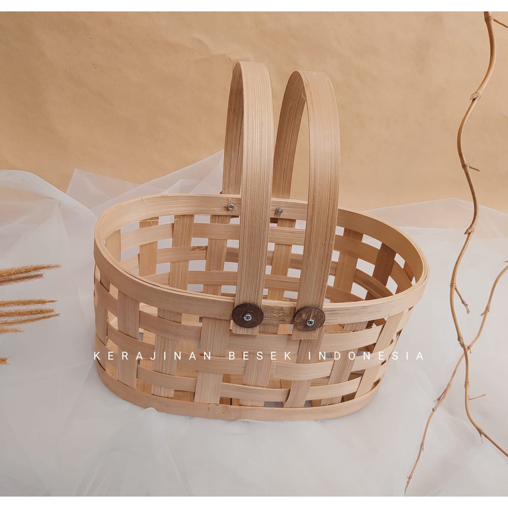 GROSIR PARSEL OVAL CANGKING BAMBU// Parsel bambu// Parsel murah// Parsel hantaran// Parsel seserahan