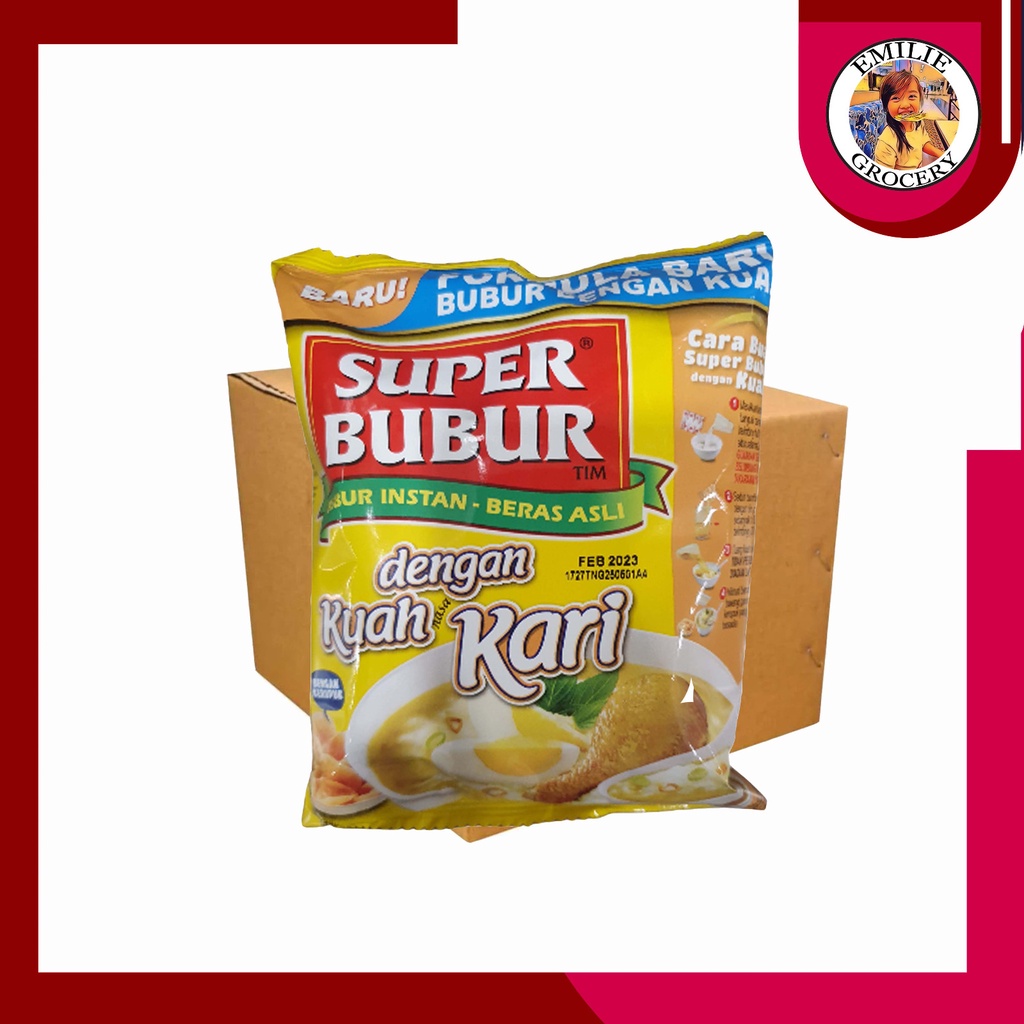 

Dus Karton Super Bubur Instant Kuah Kari 1 Dus 40 Pcs 40Pcs 46 gram