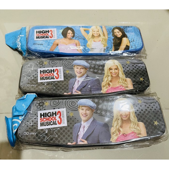 

pencil case kaleng motif high school musical 3 satuan -sb12