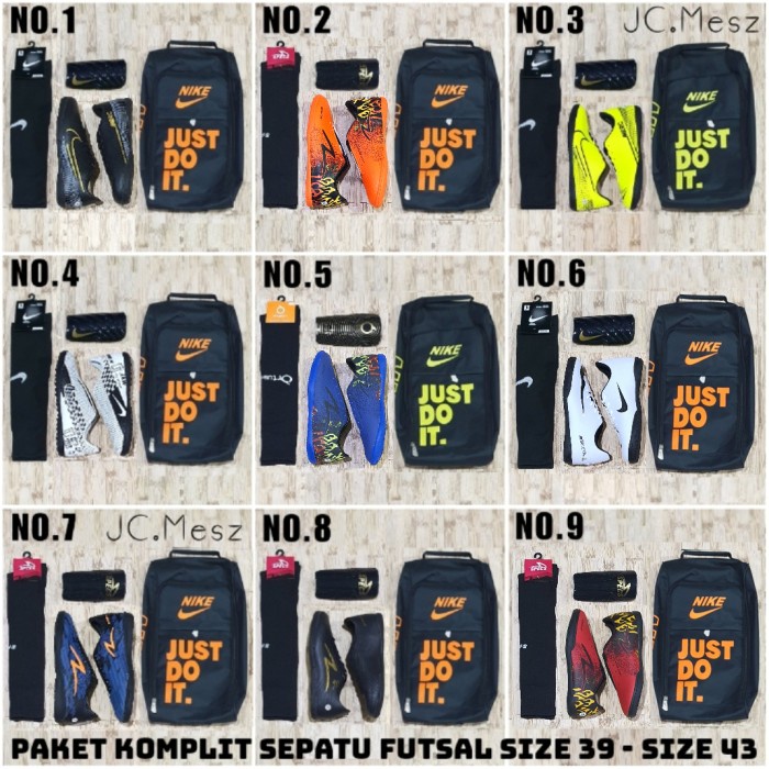 

BEST SELLER Paket Komplit Sepatu Futsal Lengkap Dengan Tas Dekker Kaoskaki Murah - PAKET KOMPLIT, 39