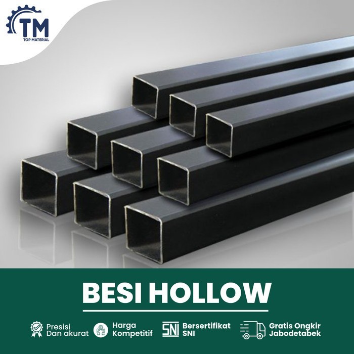 Besi Hollow 100 x 100 x 4.5mm x 6M  SNI Pipa Kotak Besi Holo