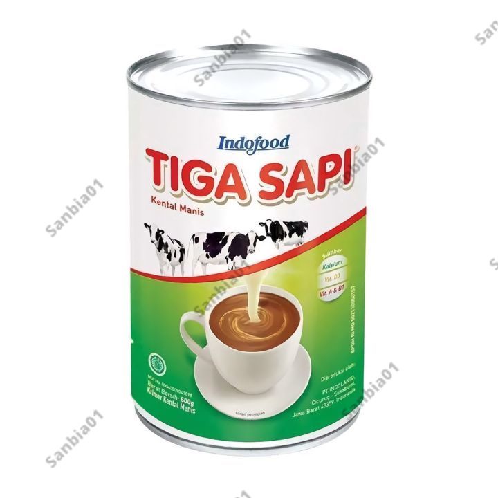 

Indofood Tiga Sapi Susu Kental Manis Kaleng 490 Gram