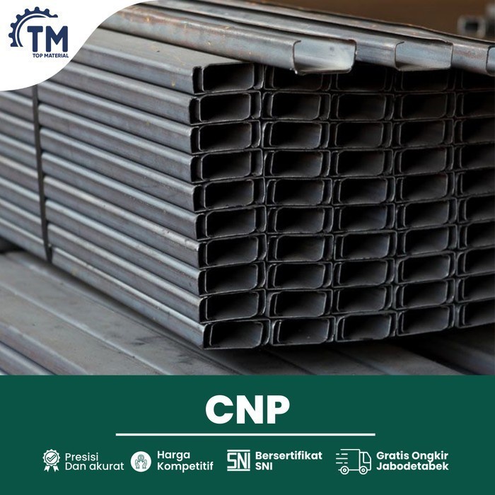 Besi CNP 75 x 1.5mm x 6M  SNI Kanal C Channel - Grade A & B