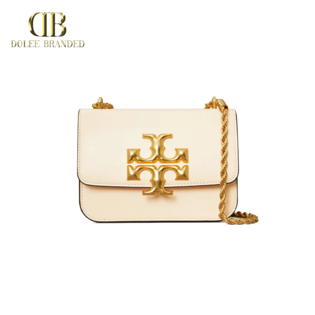 Tory Burch Eleanor Small Covertible Shoulder Bag ( White ) Tas Vs