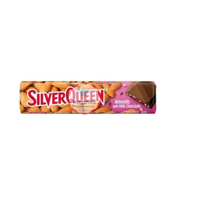 

Silver Queen Almond Milk Chocolate 28gr - FasyAnita Mart Denpasar