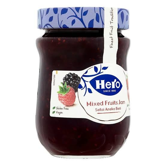 

Hero Mixed Fruits Jams 340gr jar Impor