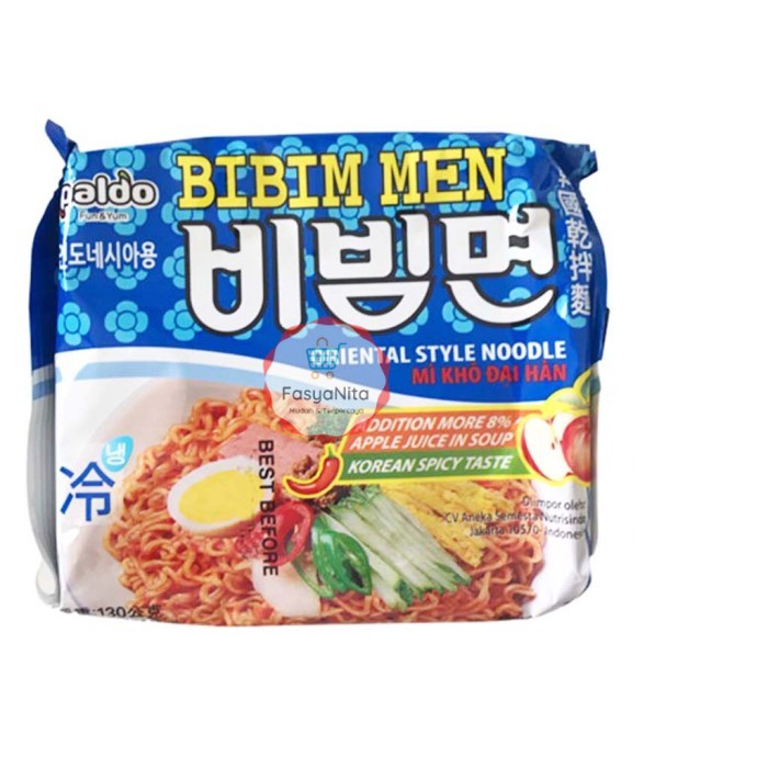 

PALDO BIBIM MEN 130 GR Mie Dingin Rasa Apel Korea - FasyAnita Mart Denpasar