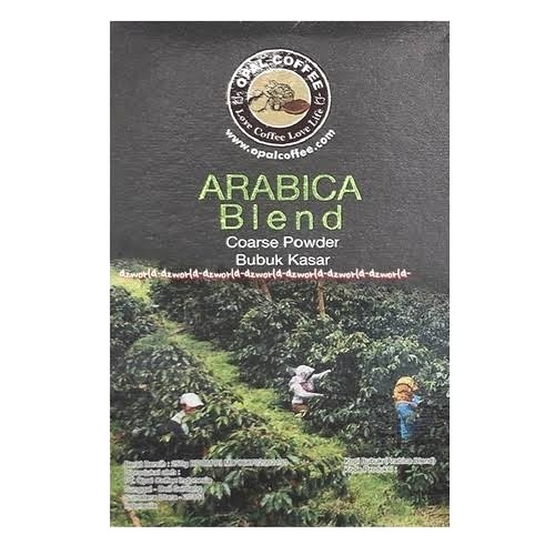 

Opal Coffee Arabica Blend 250gr Coarse Powder Bubuk Kasar