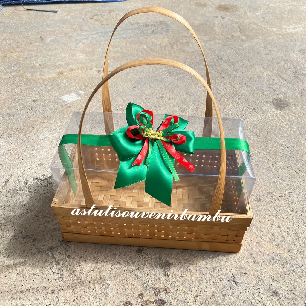 [ SPESIAL CHRISTMAS ] PARSEL PP 30 x 15 CM + MIKA PITA NUANSA NATAL parsel cangking parsel bambu par