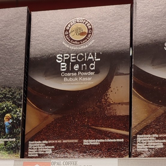 

Opal Coffee Special Blend 250gr Kopi Bubuk Kasar Arabica Mix Robusta