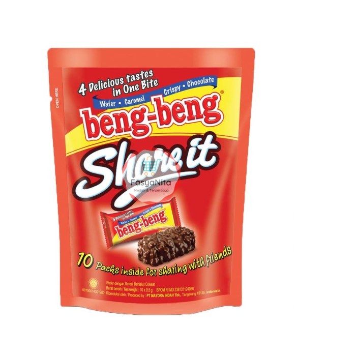 

BENG BENG Share it Pouch Wafer Caramel Crispy Chocolate isi 10pcs - FasyAnita Mart Denpasar