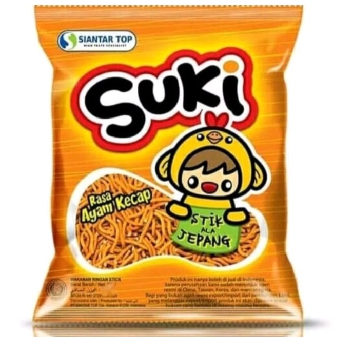 

Suki Mie Stik Ala Jepang 1 bal Isi 20 Bks @ 15 Gr Siantar Top ORIGINAL