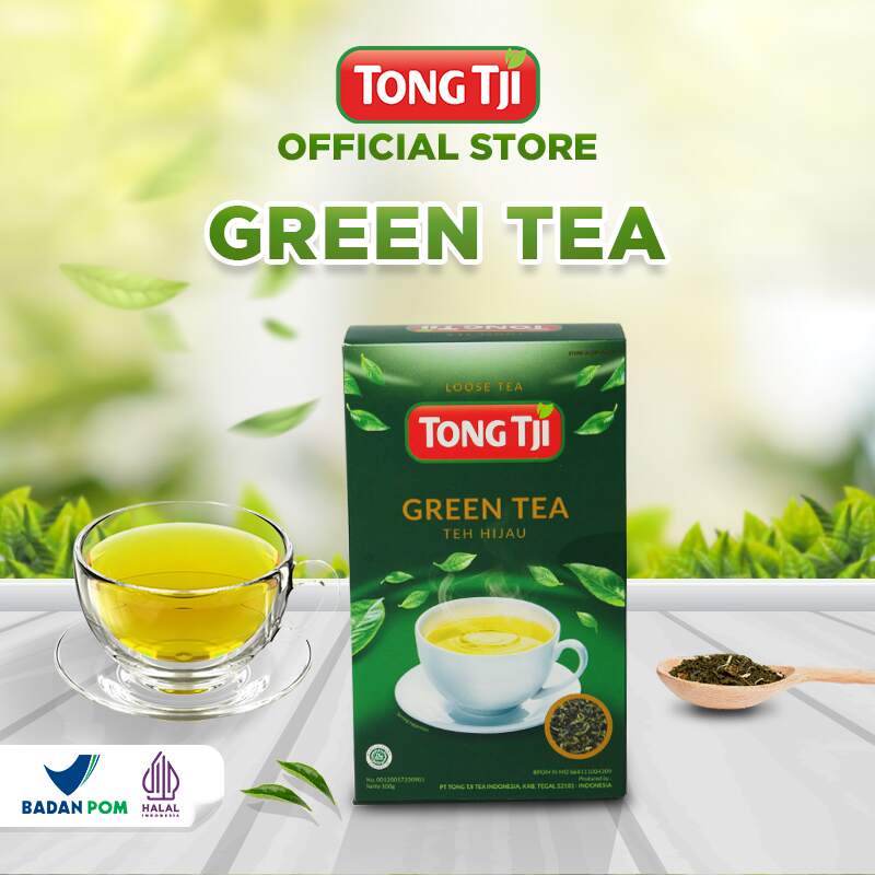 

Tong Tji Green Tea 100g, Teh Seduh per Pack