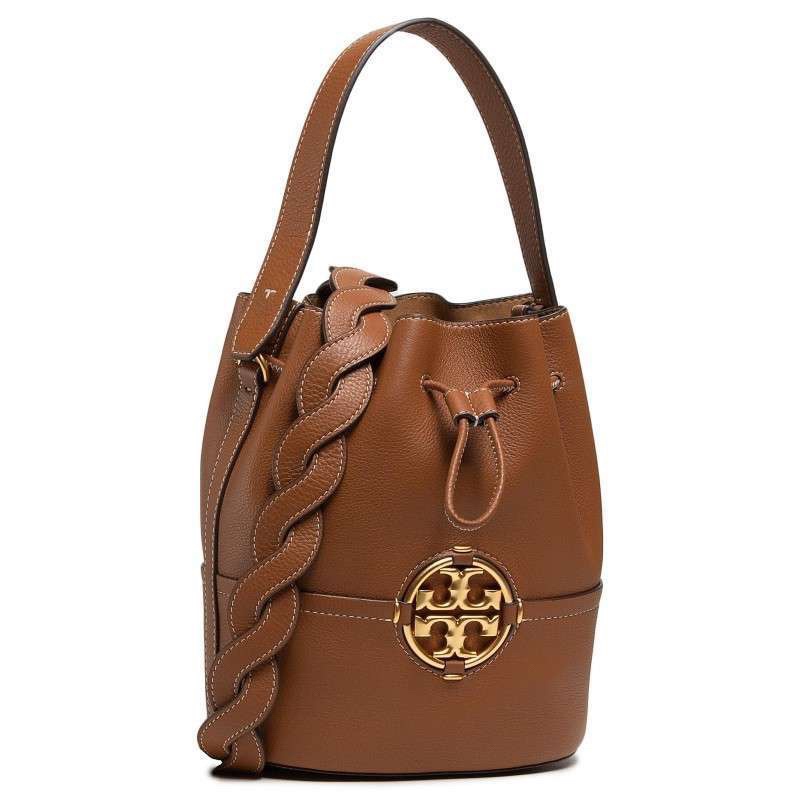 Tory Burch Miller Leather Bucket Bag TB 79323 Tas Vs