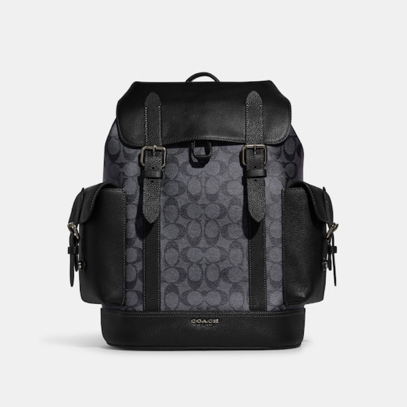 Coach Hudson Backpack In Signature Canvas (CB839) Tas Vs