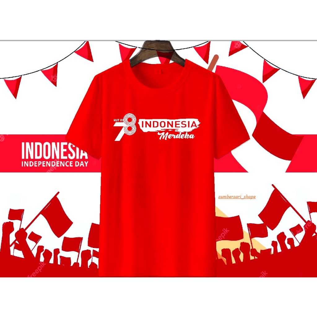 KAOS HUT RI KE 78 TERBARU 2023