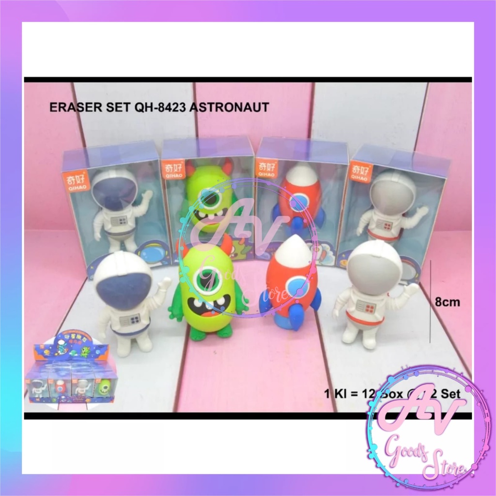 

Penghapus Astronout Space Box AS301 / Penghapus Pensil Karakter Fancy / Setip