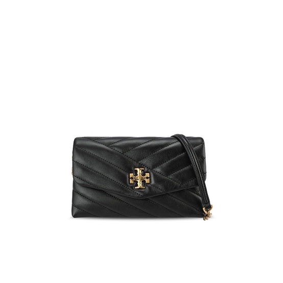 Tory Burch Kira Chevron Chain Wallet TB 318093 Tas Vs