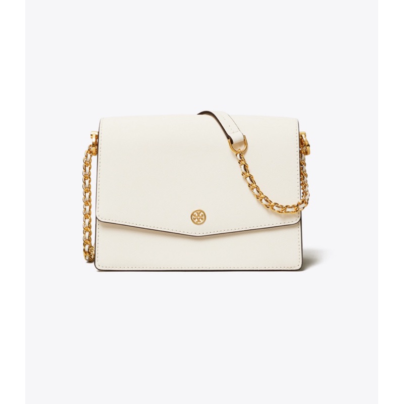 Tory Burch Robinson Convertible Shoulder Bag White Tas Vs