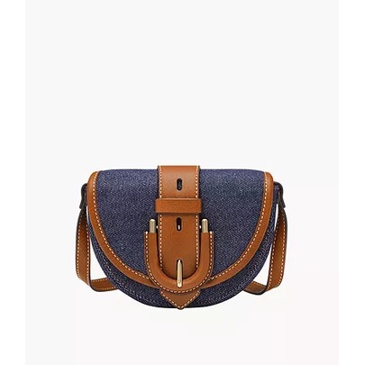 Fossil Harwell Denim Tas Selempang Wanita ZB1915-423