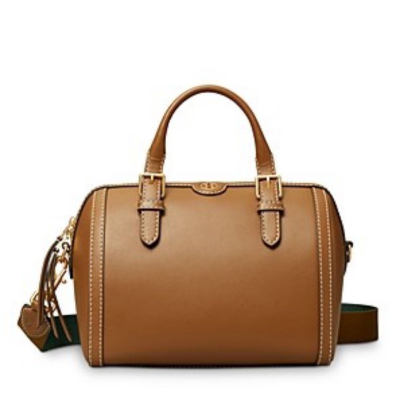 Tory Burch T Monogram Cow Hide Mini Wine Barrel Bag Pillow Bag Lady Shoulder Bag (83967) Tas Vs