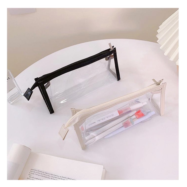 

[Nokai Space] Transparant & Simple Pencil Case Pencil Pouch Tempat Pensil Bening Aesthetic