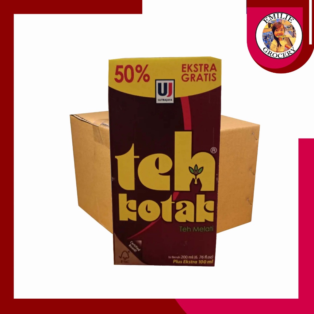 

Dus Karton Ultra Teh Kotak 300ml 300 ml (ex 200ml 200 ml) Isi 24