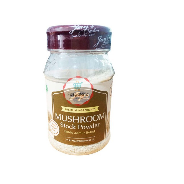 

Jays Mushroom Stock Powder Kaldu Jamur Jay's HALAL Non Msg 200gr - FasyAnita Mart Denpasar