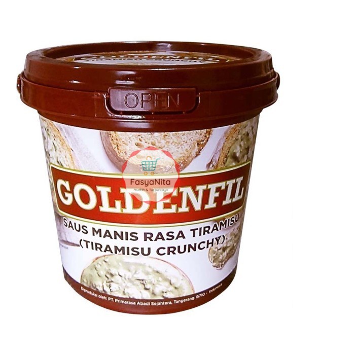 

GOLDENFIL Tiramisu Crunchy 1kg selai saus asam manis rasa tiramizu - FasyAnita Mart Denpasar