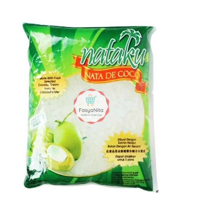 

Nataku Nata De Coco Kara 1 kg - Potongan dadu kecil Kara HALAL - FasyAnita Mart Denpasar