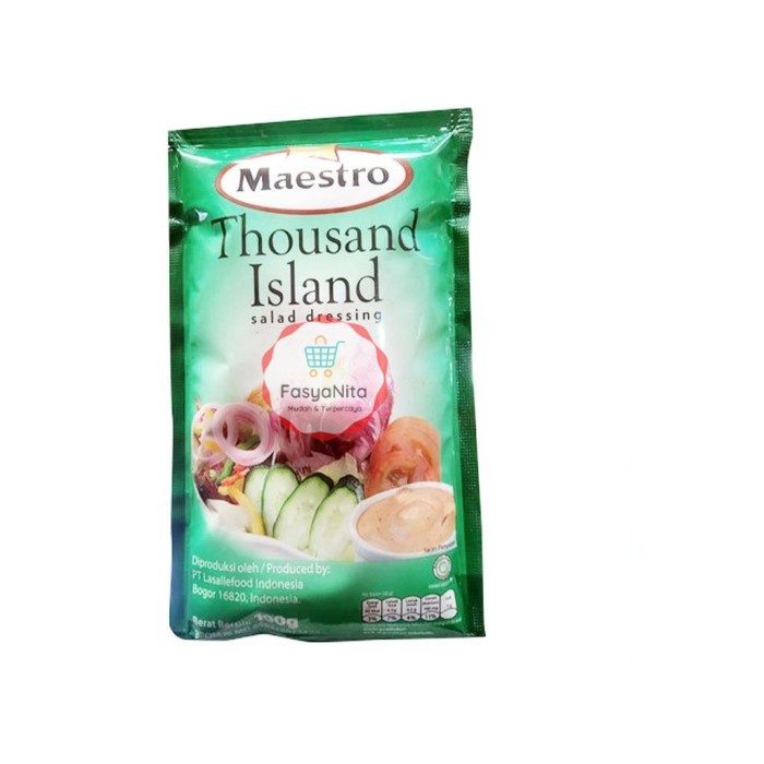 

MAESTRO Thousand Island sachet 100 gr Salad Dressing Sauce HALAL - FasyAnita Mart Denpasar