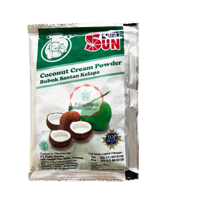 

Sun Kara Santan Bubuk 20gr Santen Kara Coconut Cream Powder - FasyAnita Mart Denpasar
