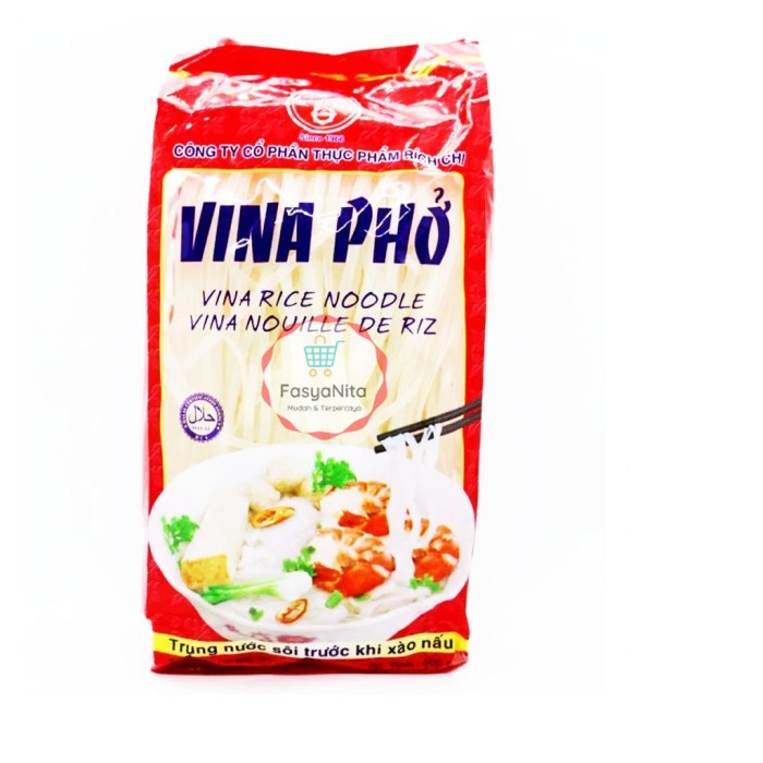 

Rice Noodle Vina Pho Vietnam / Vina Kwetiaw Mie Beras 400gr - FasyAnita Mart Denpasar