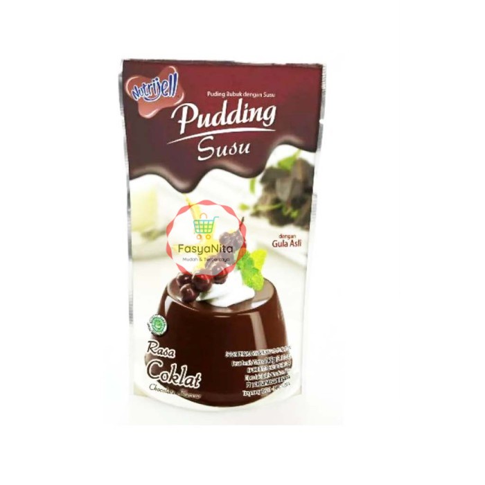 

Nutrijell pudding coklat puding susu cokelat chocolate - FasyAnita Mart Denpasar