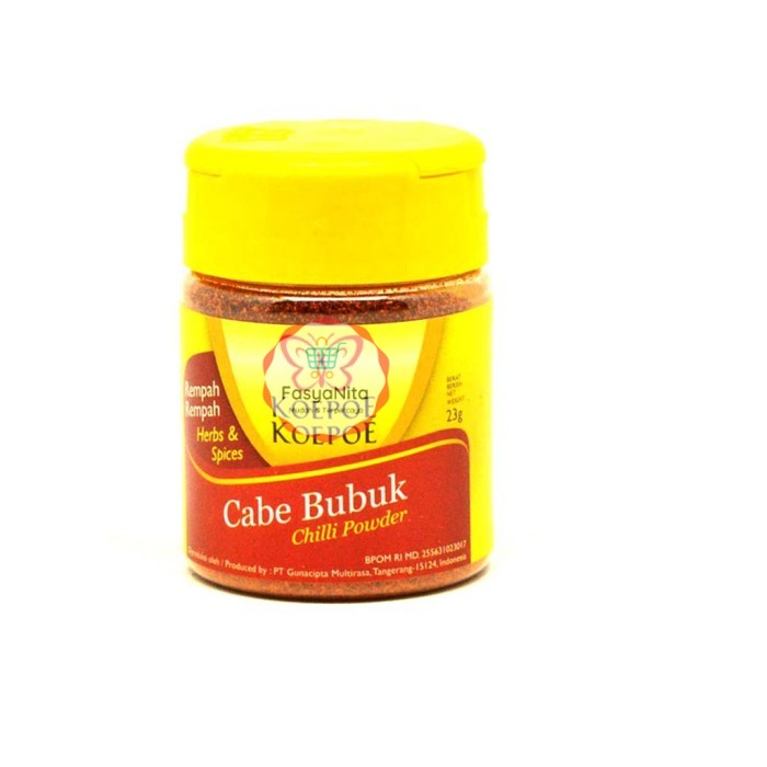 

Cabe Bubuk Koepoe 23 gr KUPU Chili Powder - FasyAnita Mart Denpasar