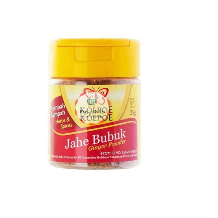 

Koepoe Jahe Bubuk 25gr Ginger Powder Kupu - FasyAnita Mart Denpasar