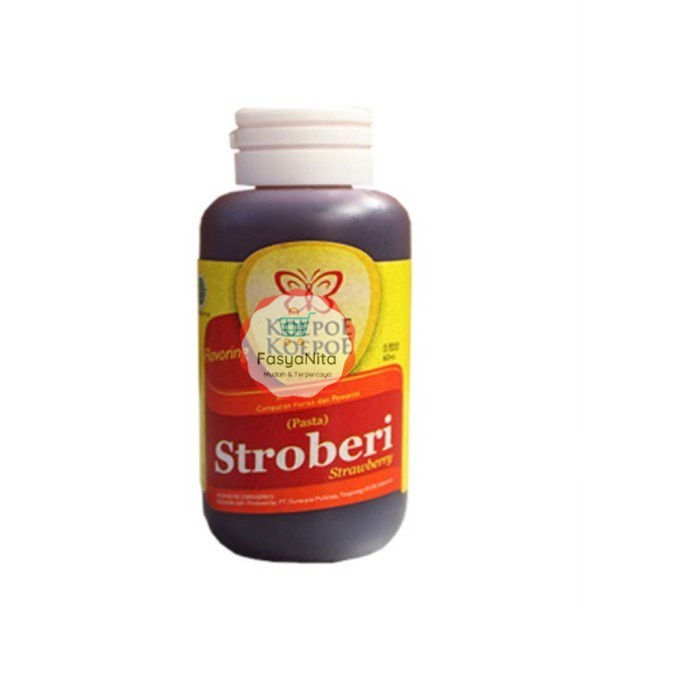 

Strawberry Pasta - Stroberi Paste - Perasa Stroberi Koepoe Kupu 60 ml - FasyAnita Mart Denpasar